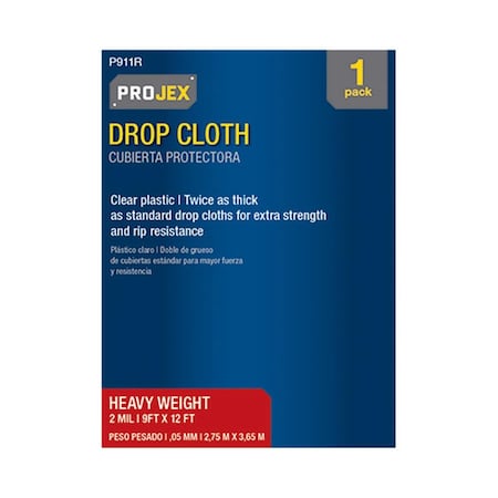Projex 2 mil Plastic Drop Cloth PR5370